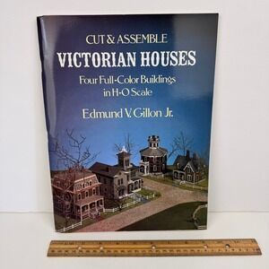 Vtg Rare 1979 Cut Assemble Victorian Houses HO Scale Edmund V Gillon Jr
